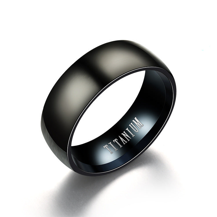 TITANIUM  Steel Ring Men