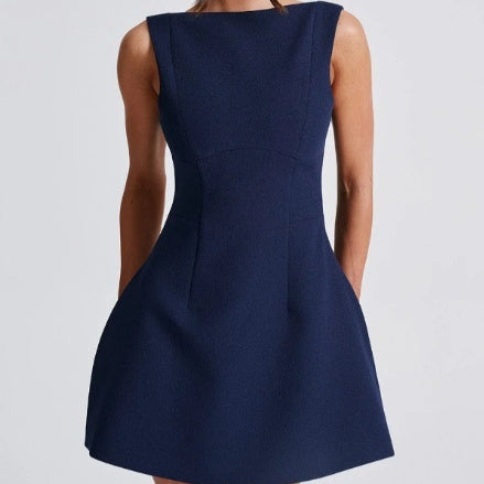 Slim-fitting Backless Dress Summer Sleeveless Short Dresses