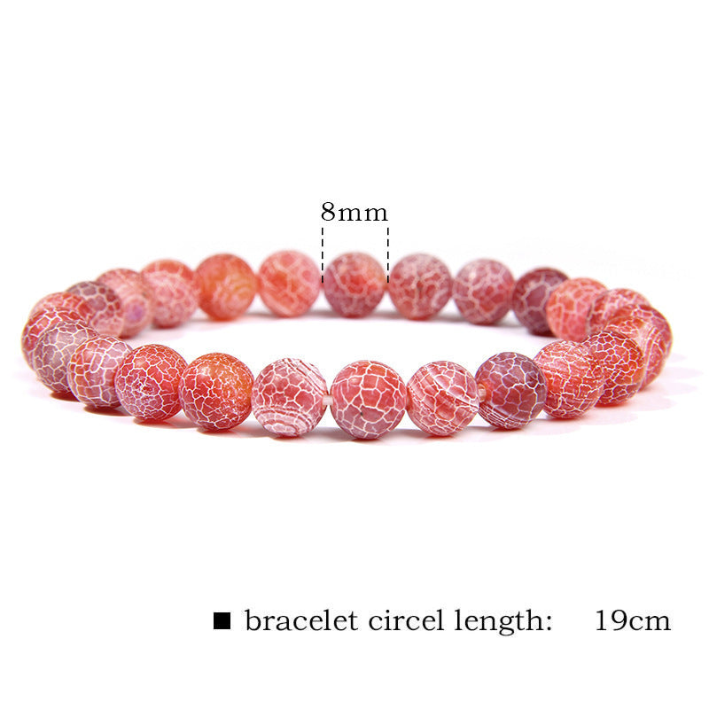 Natural Stone Beaded Elastic Bracelet