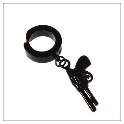 Tassel Black Earrings