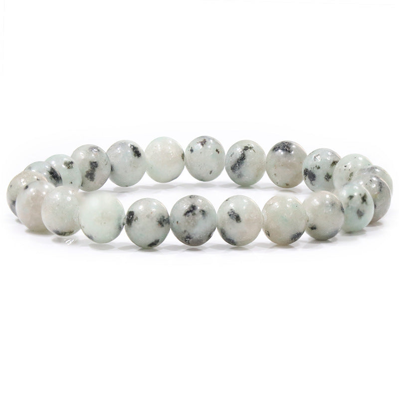 Natural Stone Beaded Elastic Bracelet