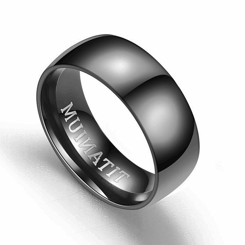TITANIUM  Steel Ring Men