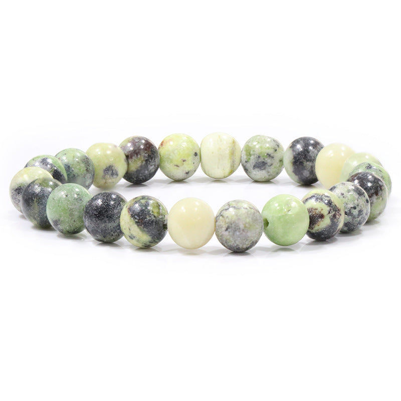 Natural Stone Beaded Elastic Bracelet