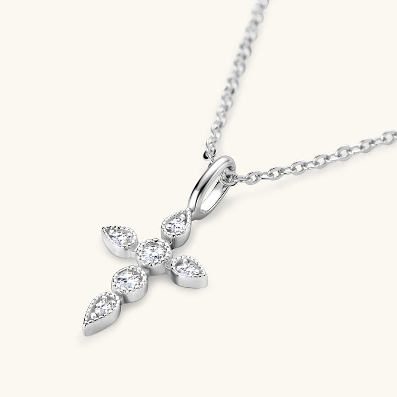 Cross Diamond Necklace