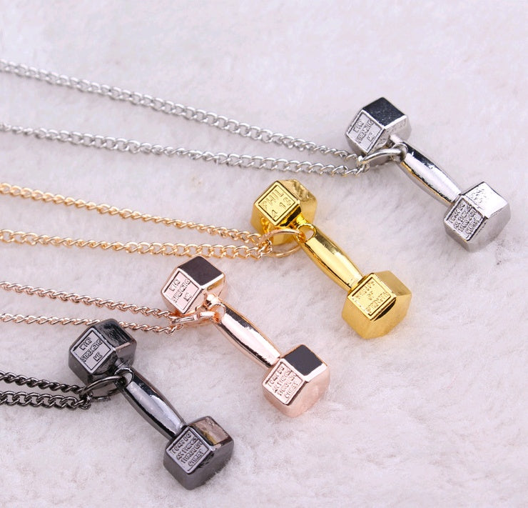 dumbbell Necklace