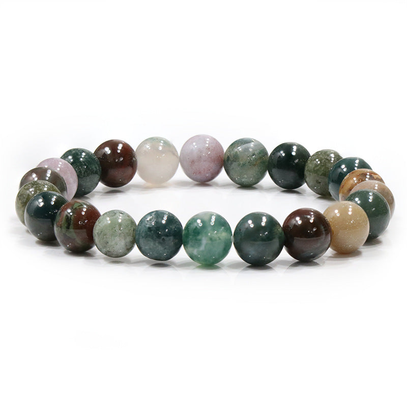 Natural Stone Beaded Elastic Bracelet