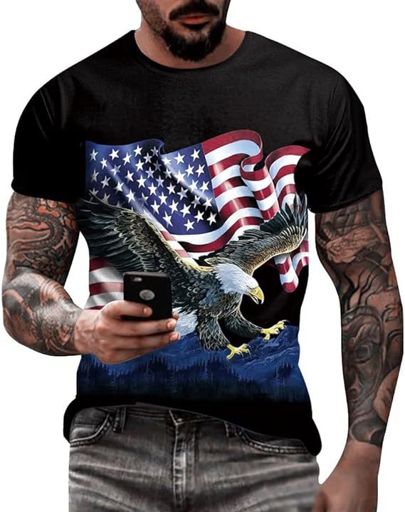 Printed Men's Short Sleeve