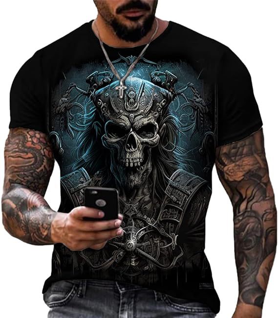 Printed Men's Short Sleeve