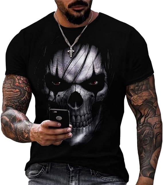 Printed Men's Short Sleeve