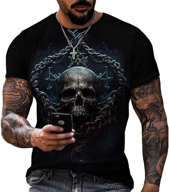 Printed Men's Short Sleeve
