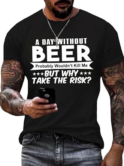 Printed Men's Short Sleeve