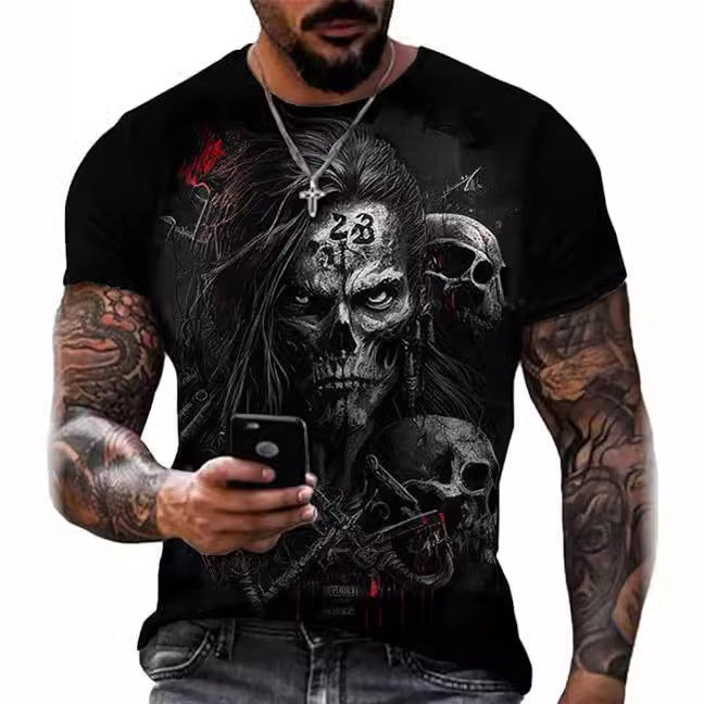 Printed Men's Short Sleeve