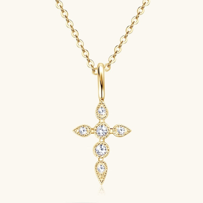 Cross Diamond Necklace