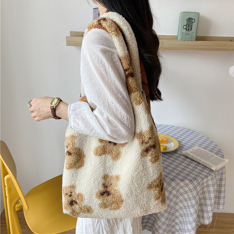Cute Bear Print Bags