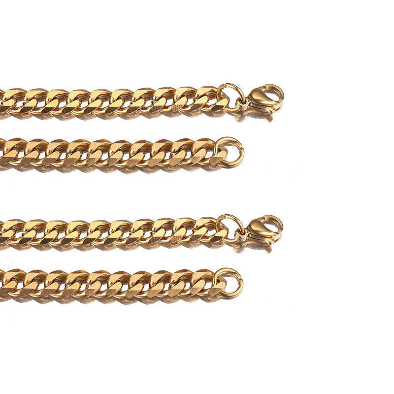 Titanium Steel Cuban Bracelet