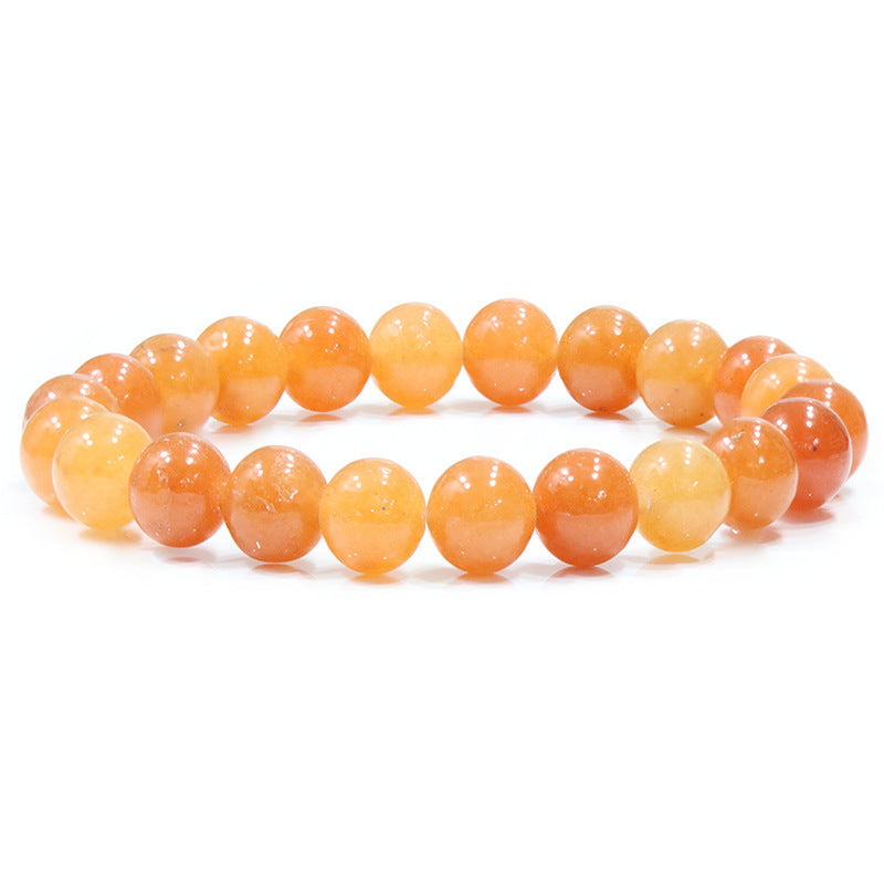 Natural Stone Beaded Elastic Bracelet