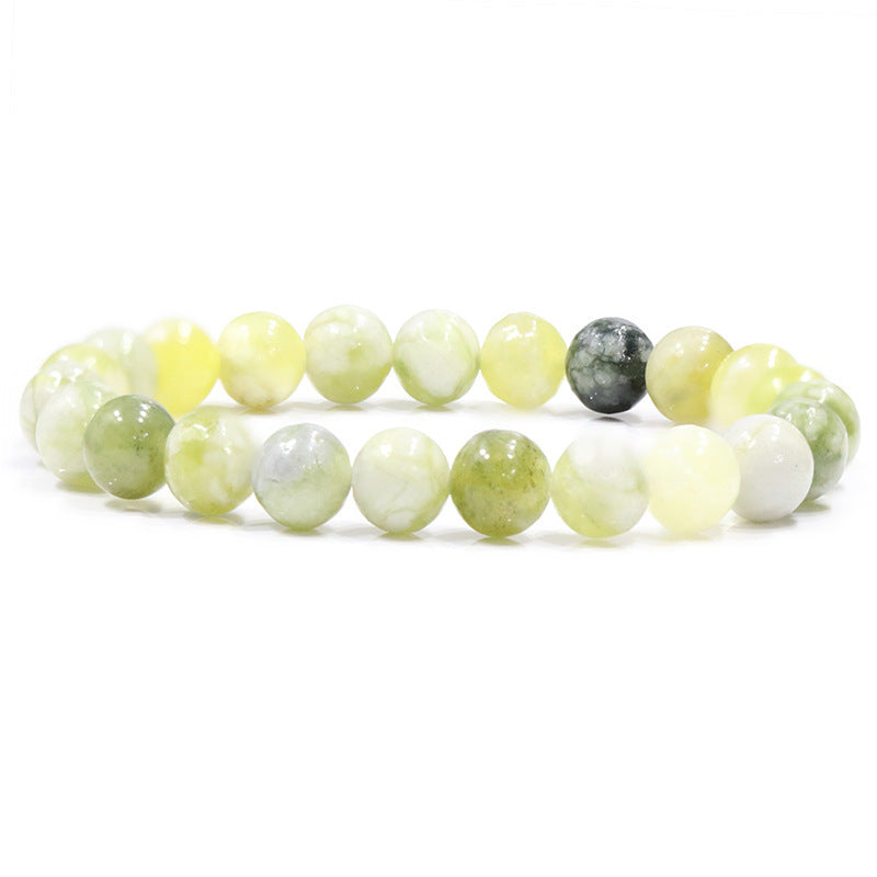 Natural Stone Beaded Elastic Bracelet