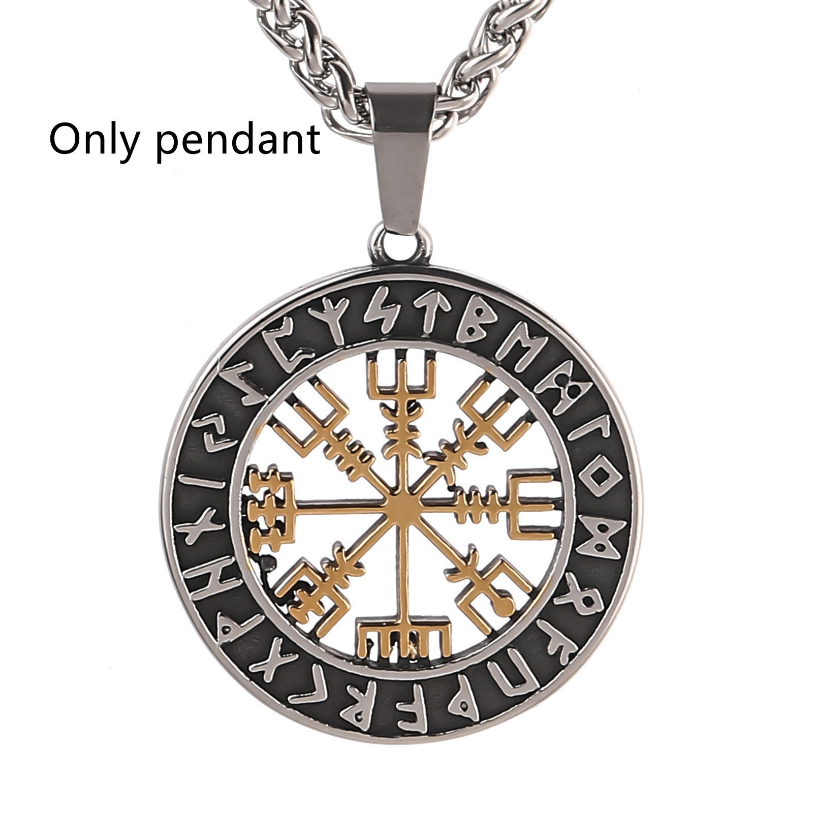 Lun Rune Pendant Necklace