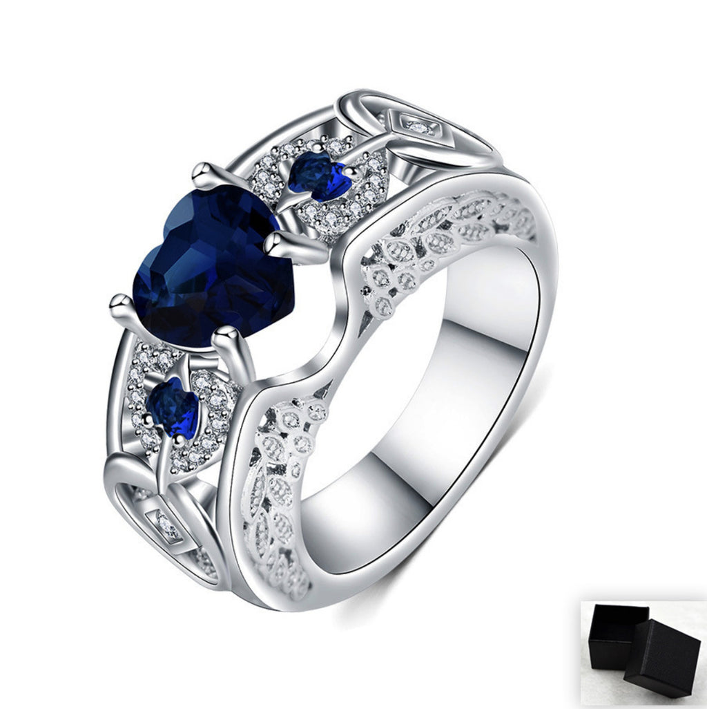 Ring Heart-shaped Ruby