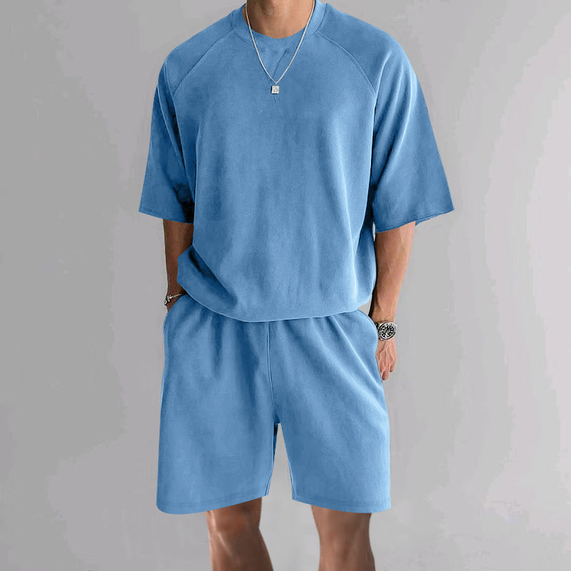 Sports Short Sleeve Two-piece Set