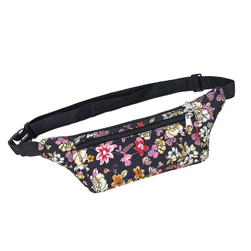 Flower Print Waist Bags