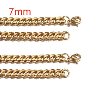 Titanium Steel Cuban Bracelet