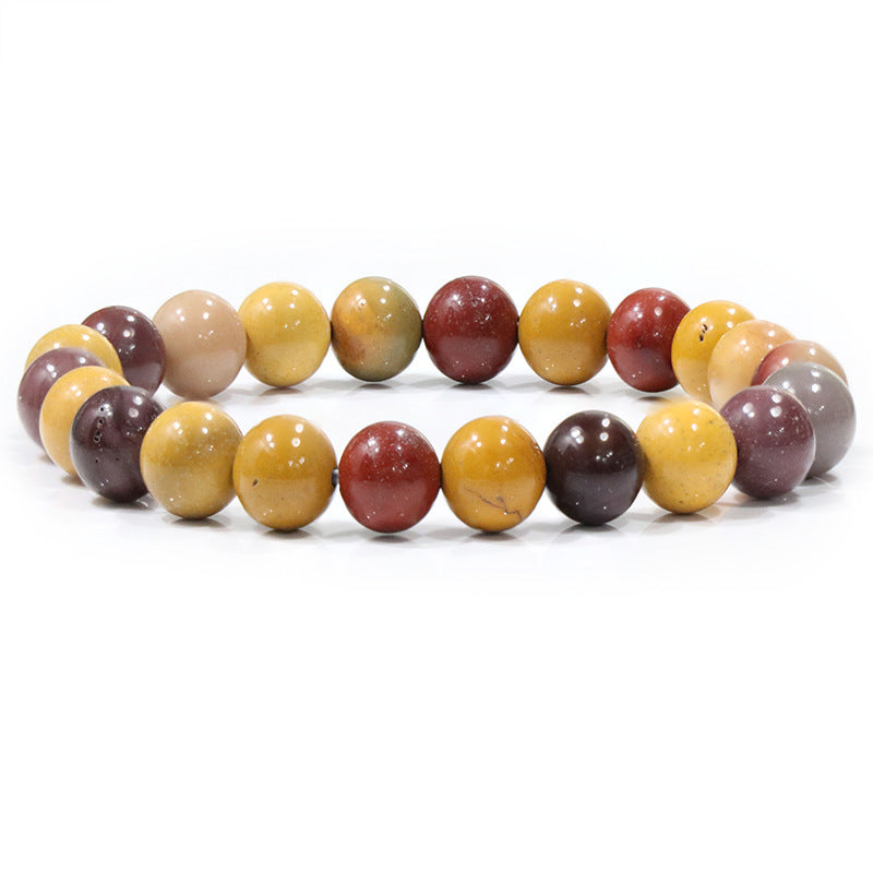 Natural Stone Beaded Elastic Bracelet