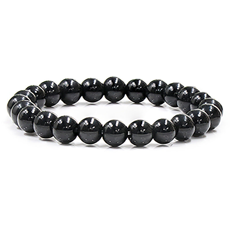 Natural Stone Beaded Elastic Bracelet