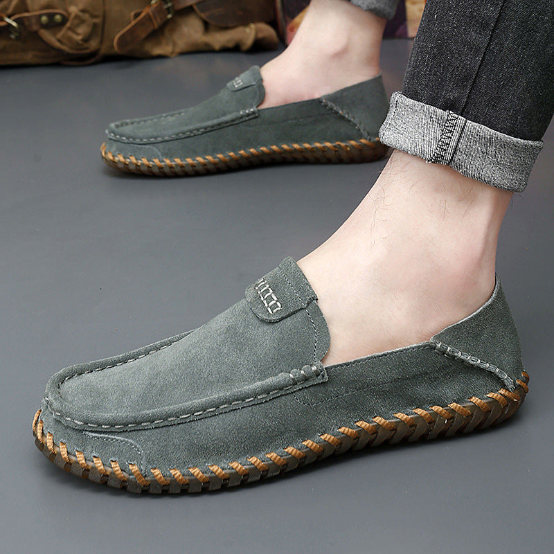 Leather Slip-on Lazy Shoes