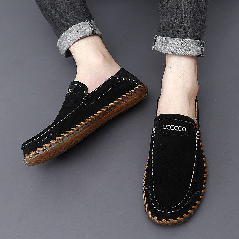 Leather Slip-on Lazy Shoes