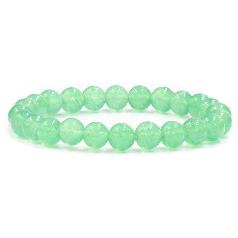 Natural Stone Beaded Elastic Bracelet