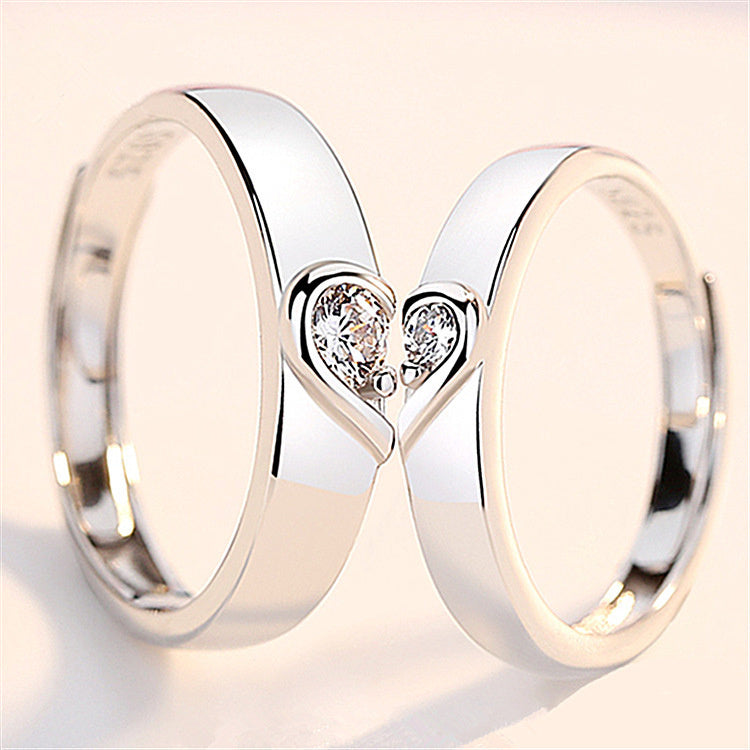 wedding ring engagement diamond ring men and women marriage wedding heart
