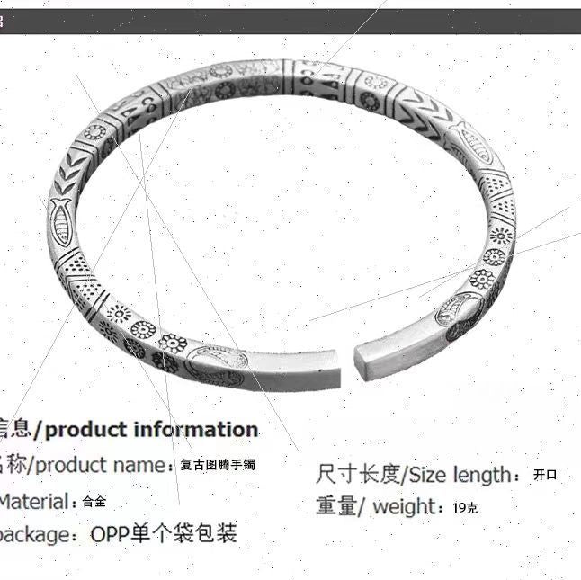 Copper Silver-plated Bracelet