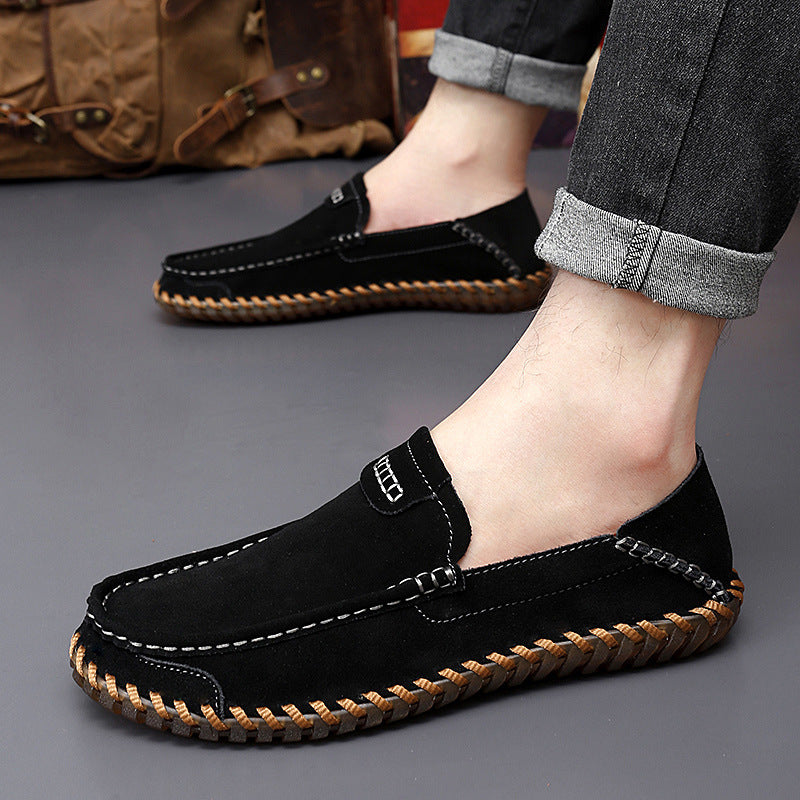 Leather Slip-on Lazy Shoes