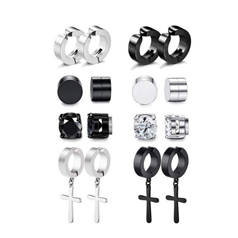 Titanium Steel Stud Earring For Men