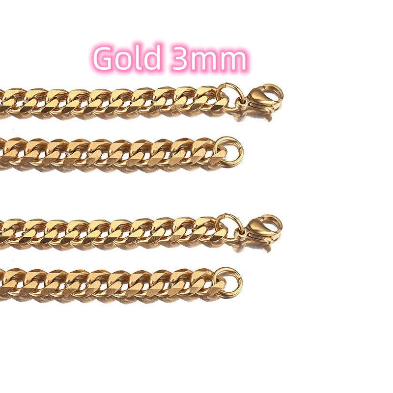 Titanium Steel Cuban Bracelet