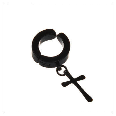 Tassel Black Earrings