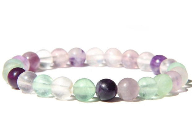 Natural Stone Beaded Elastic Bracelet