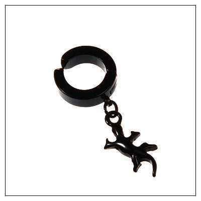 Tassel Black Earrings