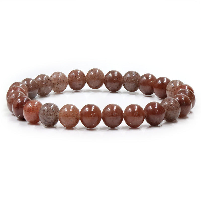 Natural Stone Beaded Elastic Bracelet