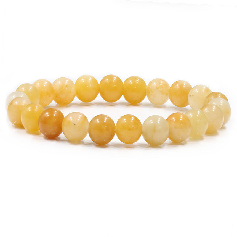 Natural Stone Beaded Elastic Bracelet