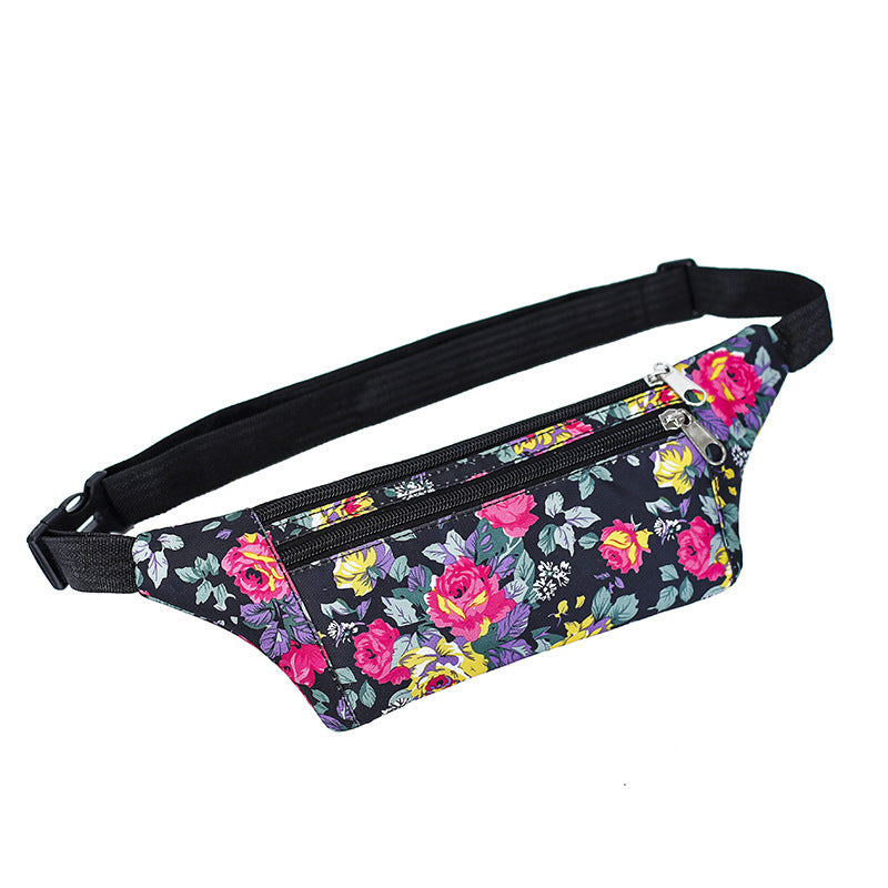 Flower Print Waist Bags